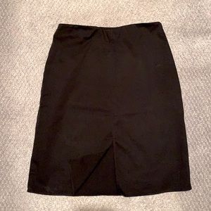 Banana Republic stretch pencil skirt, front slit
